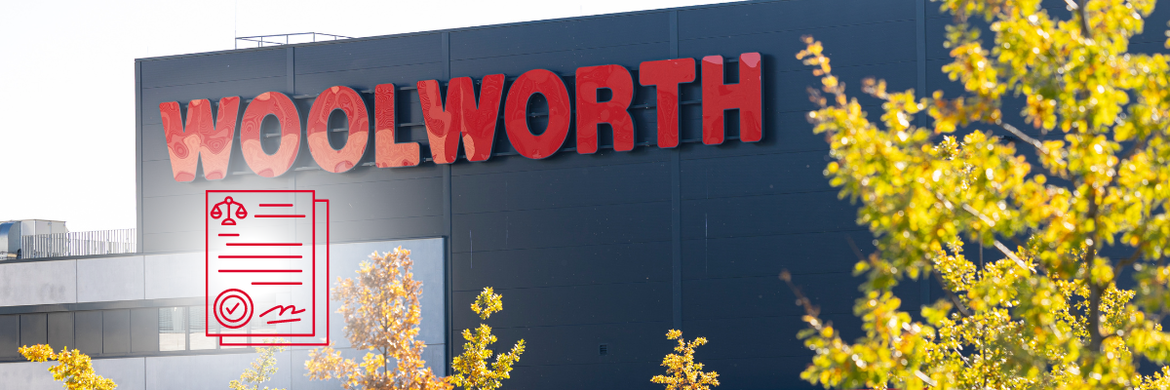 Außenansicht der Woolworth Zentrale